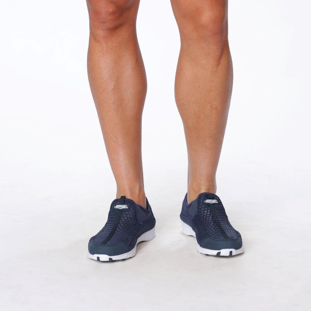 Men's Aqua Slip-On Navy
