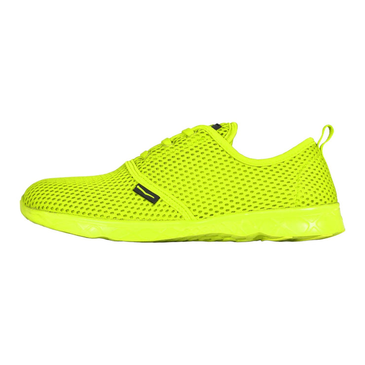 Ladies Aqua Sneaker Neon Yellow