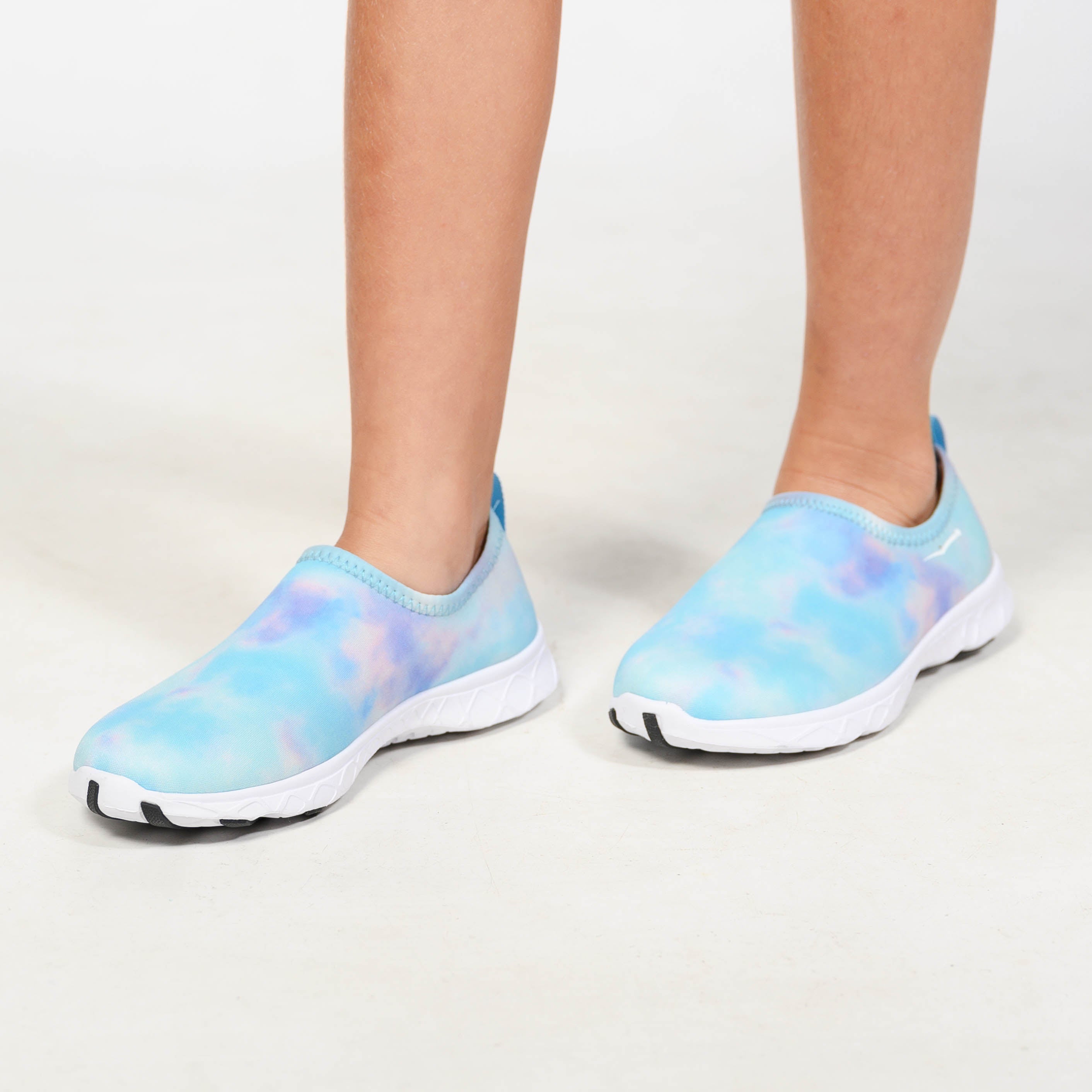 Girls Aqua Slip-On Blue Tie Dye – Wave Runner Sport