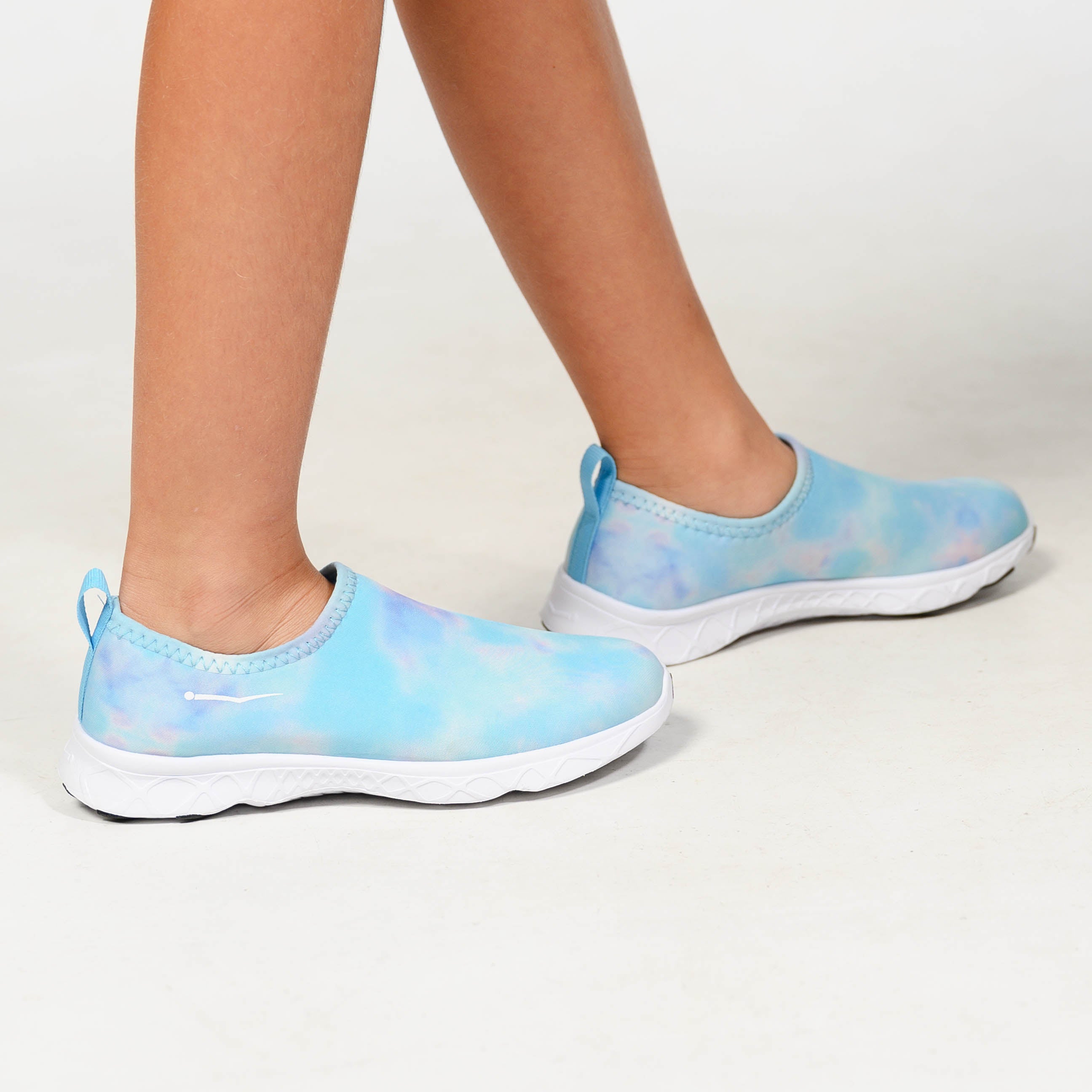 Girls Aqua Slip-On Blue Tie Dye – Wave Runner Sport