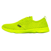 Men's Aqua Sneaker Neon Yellow